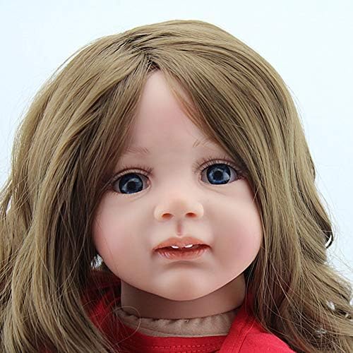 NPKdoll 24 İnç Reborn Bebek Noel Bebek Gerçekçi Sevimli Kız 60 cm, J262 Yumuşak Simülasyon Silikon Vinil Malzeme, güzel Oyuncak