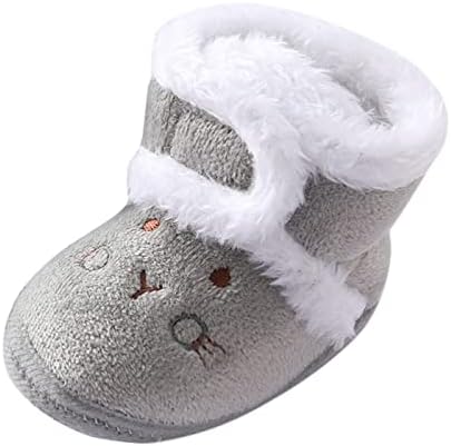 Bebek Bebek Patik Yenidoğan Erkek Kız Terlik Sıcak Yumuşak Taban Polar Astar Beşik Çorap Ayakkabı Kapalı Prewalker Beşik Çizme