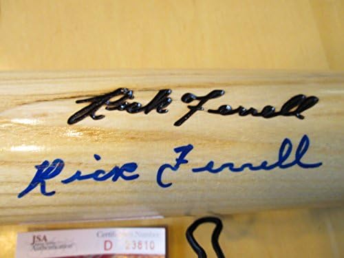 RİCK FERRELL İmzalı 34 (H&B)F69 Oyuncu Modeli Beyzbol Sopası-JSA Kimliği Doğrulandı