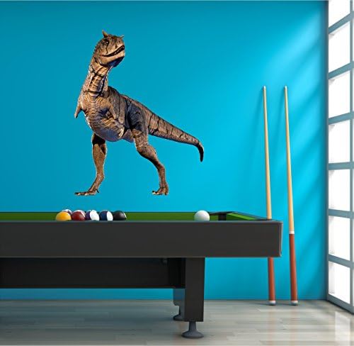 36 Carnotaurus 3D Dinozor Duvar Çıkartması Sticker Jurassic Dünya T Rex Çocuk Boys Yatak Odası Duvar Kendinden Yapışkanlı Vinil