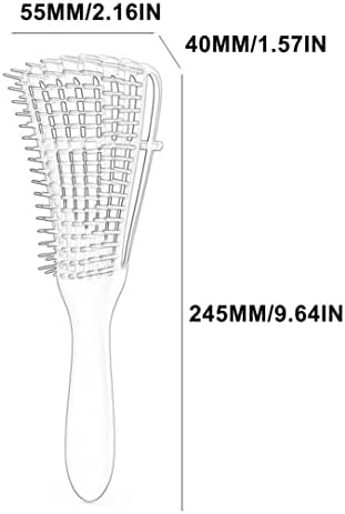 JTRJ ergonomik tasarım Arapsaçı tarak masaj saç fırçası dolaşık açıcı ıslak H