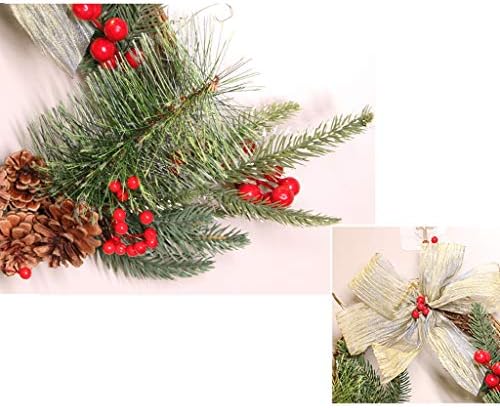 BJL Noel Çelenk, noel Dekorasyon Çelenk Noel Ağacı Süsler Otel Mağaza Dekorasyon Noel Çelenk Noel Çelenk (Boyut: 25x25 cm)