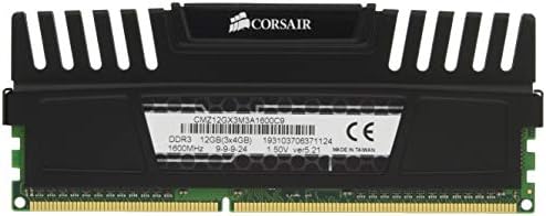Corsaır CMZ12GX3M3A1600C9 Vengeance 12 GB (3x4 Gb) DDR3 1600 MHz (PC3 12800) Masaüstü Bellek 1.5 V