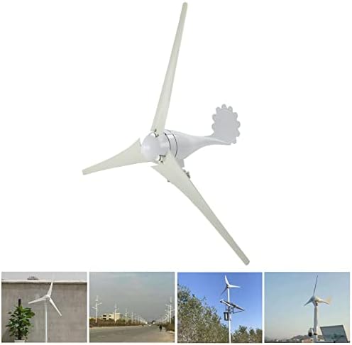 TETİ Rüzgar Jeneratörü 400 W / 12 V 3‑Blades Rüzgar Türbini Kiti Açık Rüzgar Enerjisi Jeneratör Denetleyicisi ile Set Beyaz