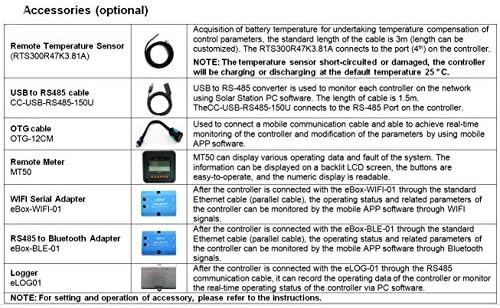 EPEVER Sıcaklık Sensörü - fit Solar şarj Regülatörü ile 3.81/2 P-Bağlayıcı