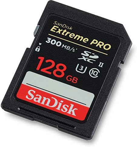 SanDisk Extreme Pro 128 GB UHS-II SD Kart Nikon Z6 II ile Çalışır, Z7 II Aynasız kamera 300 MB / s 4 K Sınıf 10 (SDSDXPK-128G-GN4IN)