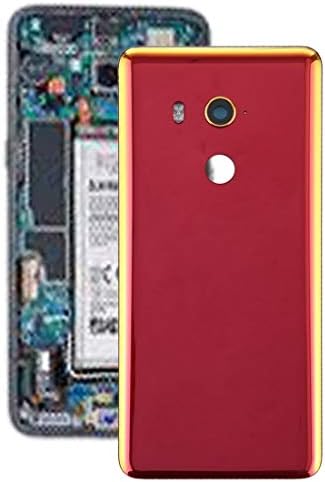 HTC U11 Gözler için Kamera Lensli DDTAO Pil Arka Kapak(Siyah) (Kırmızı renk)