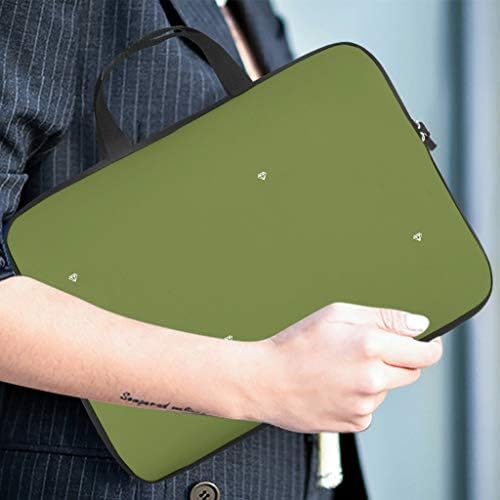 Elmas Yeşil dizüstü Bilgisayar ve Tablet taşıma çantası Çanta Su Geçirmez Taşınabilir Fermuar Bilgisayar dizüstü bilgisayar kılıfı