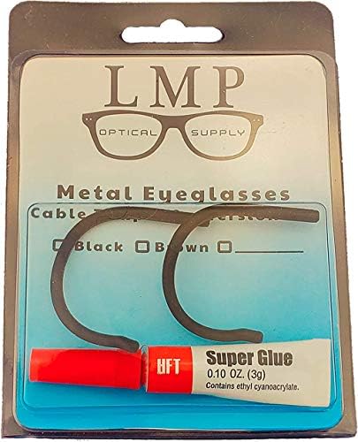 LMP Optical ® Kablo Tapınak Güçlendirme Kiti Tutkal İnce Zımpara Kağıdı ve Talimatlar İçerir Evrensel Çoğu Metal Çerçeveye Uyar