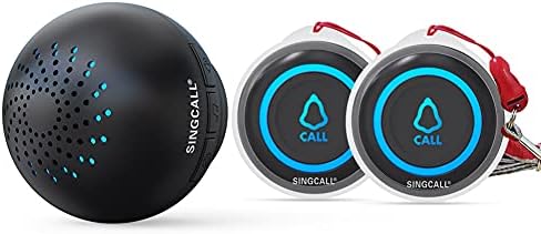 SINGCALL Kablosuz Bakıcı Çağrı Çağrı Sistemi 2 SOS Çağrı Düğmeleri/Vericiler 1 Alıcı Hemşire Çağrı Uyarısı Hasta Yardım Sistemi