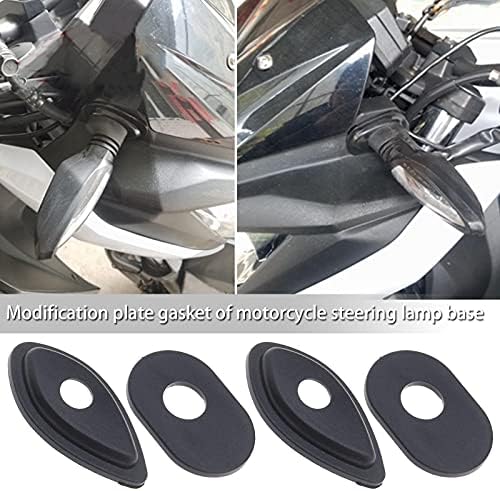 8 adet Ön Arka Motosiklet Sinyal Göstergesi Adaptörü Paspayı Siyah ıle Uyumlu Hondda MSX125 MSX125SF CBR600RR CBR900RR CBR1000RR