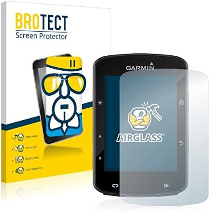 Garmin Edge 520 Plus için Brotect AirGlass Cam Ekran Koruyucu, Ekstra Sert, Ultra Hafif, Ekran Koruyucu