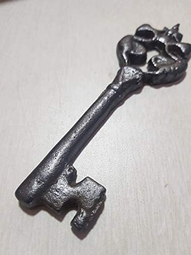 Vintage Dökme Demir Anahtar Dekoratif Ferforje Anahtar Dekorasyon için Antik Bak Anahtar İskelet Anahtar