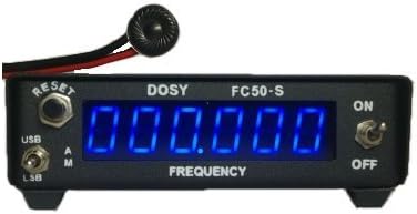 Tek Taraflı Bant Kullanıcıları için Dosy FC-50SP 6 Haneli Frekans Sayacı