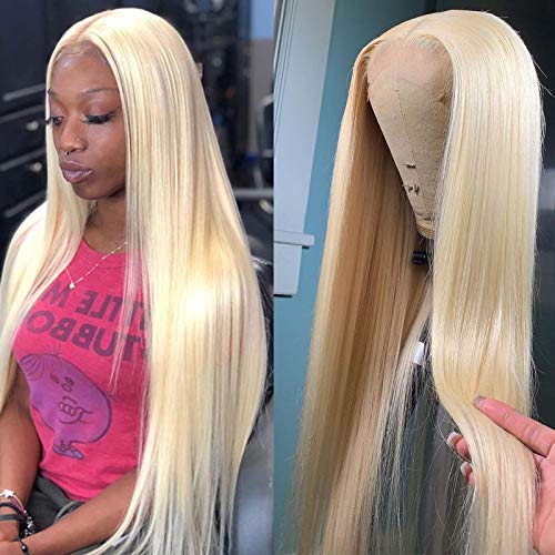 5x5 613 Dantel Kapatma Peruk İnsan Saç Ipeksi Düz Sarışın Dantel ön peruk Siyah Kadınlar ıçin Ön Koparıp Ücretsiz Bölüm Brezilyalı