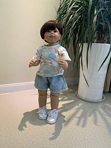 28 inç 70 cm Reborn Yürüyor Boy Doll Gerçekçi Sanatçı Desgin Topu Eklemli Bebek Gerçek Çocuk Modeli Koleksiyon Bebek Yüksek Qualtity
