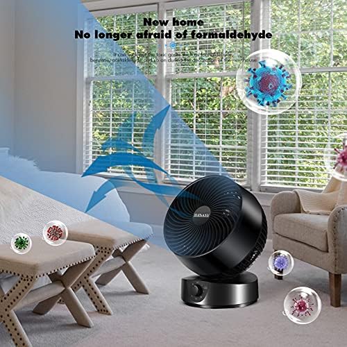 Taşınabilir Masa Kablolu Fanlar 3 Hızları 28 W Sessiz Mod Hava sirkülatör fanı Ev Ofis Oturma Odası Yatak Odası Küçük ve Taşınabilir