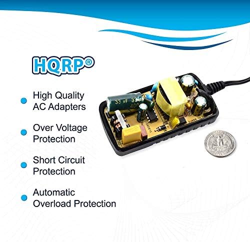 HQRP AC Adaptörü Bose SoundLink Mini 2 II, Revolve, Revolve+, II 2, Color II 2 ile çalışır; QuietComfort 20, 35; SoundSport,