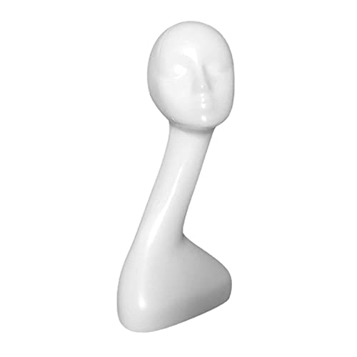 Almencla Soyut Unisex Manken Mankeni Başkanı Modeli Kolye Başörtüsü Eşarp Ekran Standı, Yüzey Pürüzsüz ve Temiz, Solmaz, Kolay