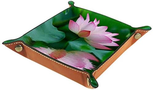 LORVİES pembe Lotus saklama kutusu küp sepet kovaları konteynerler ofis ev için