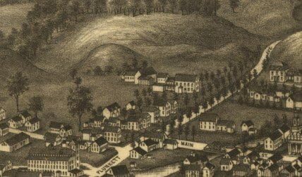 SONSUZ FOTOĞRAFLAR 1887 Hinsdale Haritası, Massachusetts Hinsdale, Kütle. L. R. B tarafından çizilmiş ve yayınlanmıştır