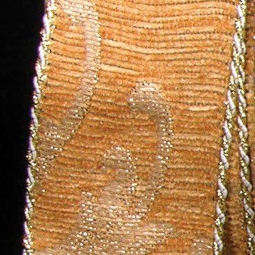 Altın Frederic Kablolu Kumaş El Sanatları Şerit 2.5 x 20 Metre