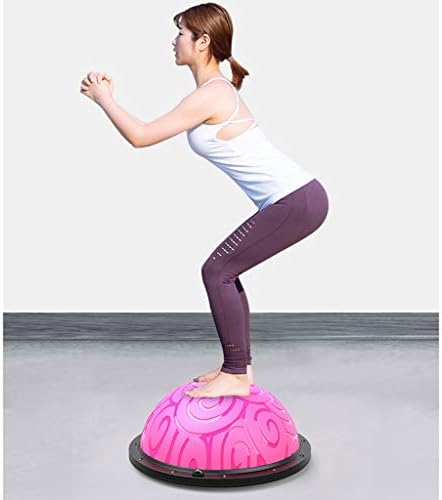 Fevilady Yoga Topu Şişme Yoga Denge Topu Eğitmen Gücü Eğitim Ekipmanları Yoga Dayanıklılık Egzersiz Fitness topu Spor Egzersiz