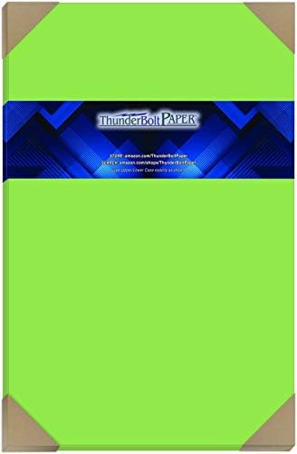 25 Parlak Nane Yeşili 65 lb Kapak / Kart Kağıdı - 12 X 18 İnç Büyük / Poster Boyutu-65 lb / Pound Hafif Kart Stoğu - Parlak Renkli