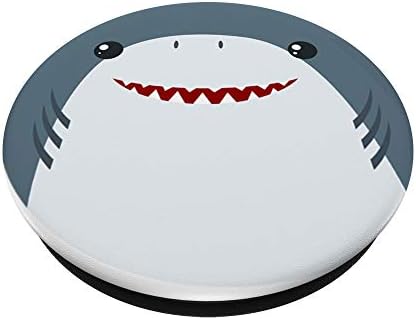 Sevimli Köpekbalığı Yüz PopSockets PopGrip: Telefonlar ve Tabletler için Değiştirilebilir Kavrama