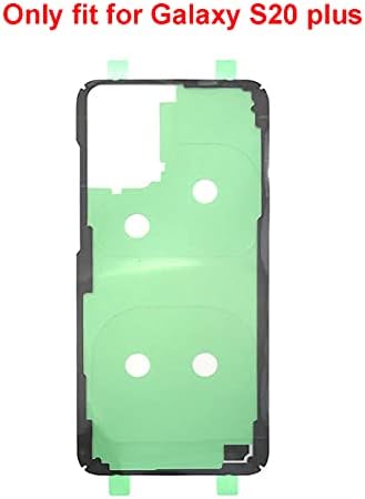 2 Paket Samsung OEM Orijinal Arka Arka Kapak Pil Kapağı Sticker Yapıştırıcı Tutkal Bant Samsung Galaxy S20 Artı (Tüm Taşıyıcılar)