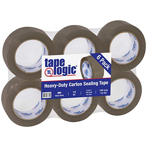 Tape Logic 170 Endüstriyel Bant, 1,8 Mil, 2 x 110 yds, Tan, 6 / Kasa