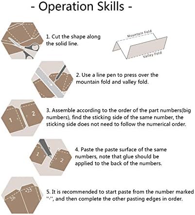 WLL-DP Antilop Bak kendi başına yap kağıdı Modeli El Yapımı Origami Bulmaca Sanat Kağıt Heykel Kağıt Zanaat Geometrik Ev Dekorasyon