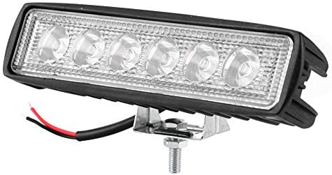 Acouto 12 V Spot ışıklar Led Su Geçirmez, 18 W 800LM iş ışık 6LED Sis lambası Bar için Motosiklet Off-Road araç kamyon