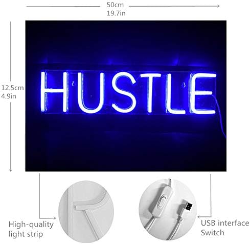Hustle LED Neon burcu yenilik ışık duvar sanatı dekoratif duvar asılı burcu yatak odası oturma odası çocuk odası Parti Ev Dekor