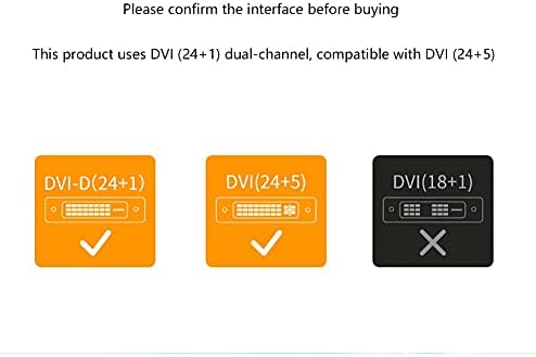 oyun, DVD, Dizüstü Bilgisayar, TV ve Projektör Bilgisayar Kabloları için skko Hdmı DisplayPort DVI Çift Bağlantı Kablosu Desteği