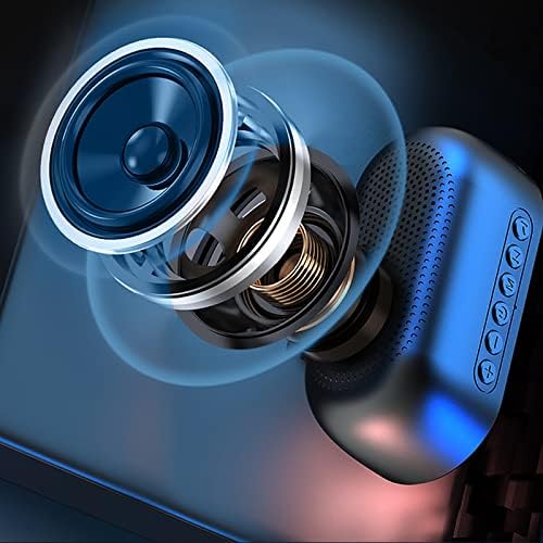 Bluetooth Hoparlör / Ev Akıllı Taşınabilir 3D Surround Büyük Hacimli Kablosuz Mini Hoparlör subwoofer (Renk: Mavi)