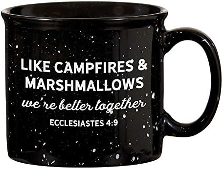 Yaratıcı Markalar Faithworks-Seramik Kamp Ateşi Kupa, 13 Ons, Birlikte Daha İyi-Kutsal Yazılar