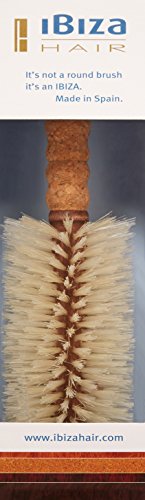 Ibiza Saç fırçası-B7 Domuzu Kıl Yuvarlak saç fırçası için ince veya Renk Tedavi Saç-Salon Kalite, ısıya dayanıklı 70mm yuvarlak