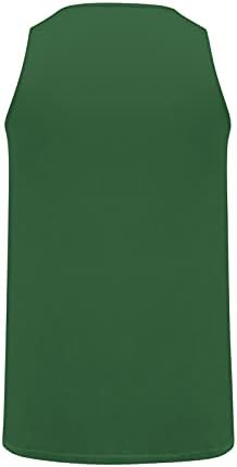YUNDAN Erkek Yaz Casual Tank Tops Katı Düzenli-fit Tee Yuvarlak Boyun Gömlek Egzersiz Spor Hızlı Kuru Kas Tops Bluzlar