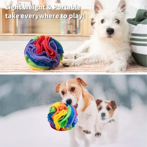 Mollybox Köpek Oyuncakları, Köpek Eğitimi için Snuffle Mat Snuffle Topu, Besleme için Stres Giderici İnteraktif Köpek Oyuncağı,