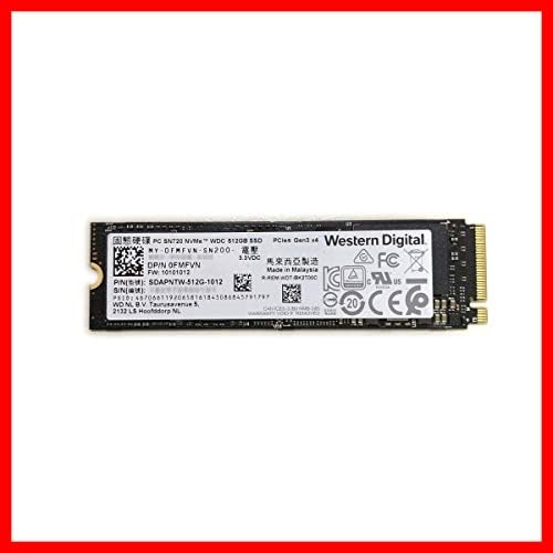 WD SSD 512 GB SN720 Batı Dijital M. 2 2280 PCIe Gen3 x4 NVMe SDAPNTW-512G 1012 Katı Hal Sürücü