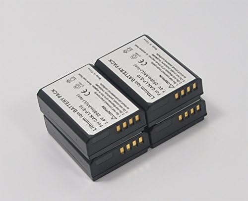4X Pil + Şarj DC USB Çift ıçin lc-e10 lc-e10e lpe10 lp-e10 5108b002 eos 1100d 1200d 1300d 1500d 2000d 3000d 4000d Rebel t3 t5