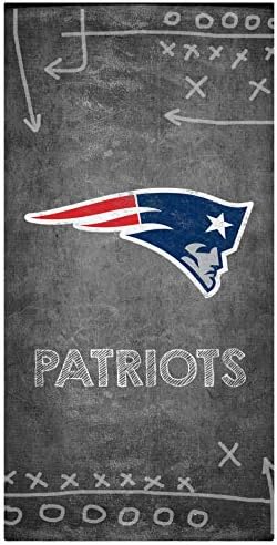 NFL New England Patriots Unisex New England Patriots Tebeşir Oyun Kitabı İşareti, Takım Rengi, 6 x 12