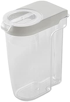 xxy Plastik Şeffaf Taneleri Dağıtıcı Mutfak Depolama Pirinç Kova Gıda Depolama Mühürlü Tahıl Ev Bucket24.5X21X10.5CM (Renk: Beyaz)