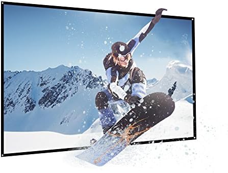 60 inç (29x51”) Orta Ekran Projektör Ekranı Ev Sineması / Sinema veya Sunum Platformu-16: 9 En Boy Oranı Projeksiyon Ekranı-HDTV/Spor/Film/Sunumlar
