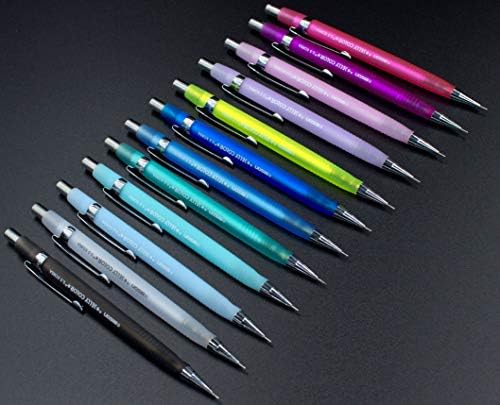 Kore'de Yapılan Mekanik Kurşun Kalem Seti, 12 Adet 0.5 mm Mekanik Kurşun Kalem, Yazma, Çizim, İmza, 12 Renk için 2 Kutu Kurşun