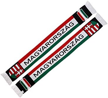 Macaristan Futbol Örme Eşarp