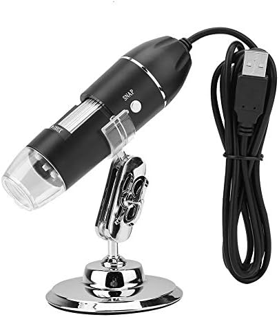 USB Dijital Mikroskop, 8 LED El Büyüteç USB Mikroskop 50X-500X Büyütme Endoskop Kamera Metal Standı ile Uyumlu XP Win7 Win10