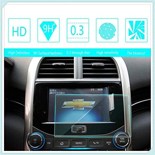 Chevrolet Malibu 2011 2012 2013 2014 2015 2017 7 İnç 152 × 91mm Navigasyon Ekran Koruyucu Dokunmatik Ekran Filmi 9 H Sertlik