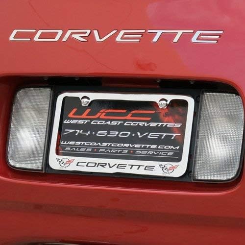 C5 Corvette Kazınmış Plaka Çerçevesi